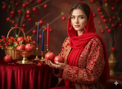 پرامپت عکس یلدا