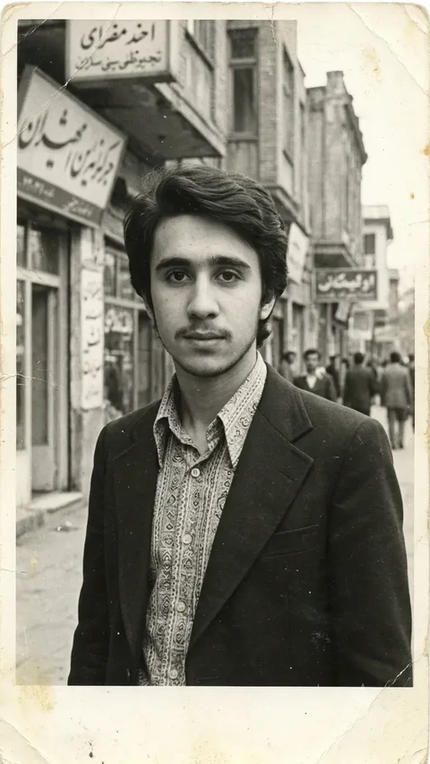 با این پرامپت عکس، به زمان شاه بروید و یک عکس پرتره با تیپ مناسب اون زمان دریافت کنید